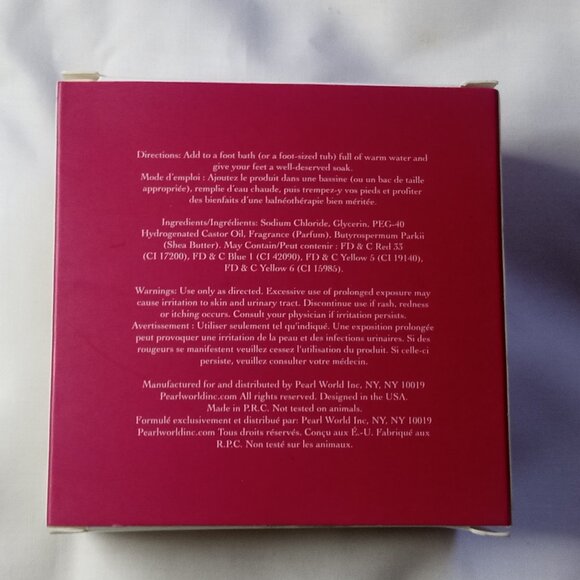 Alchemy Living Foot Soak Snow Berry Bliss Fragrance 80g/2.8 OZ Foot Massage NEW - Picture 4 of 5